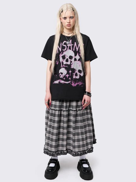 Insane Skull Graphic Oversize T-shirt