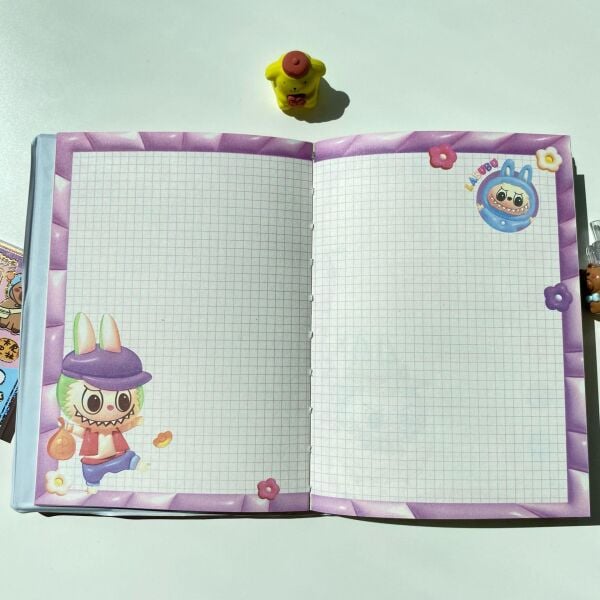 Love Labubu Puffy Defter
