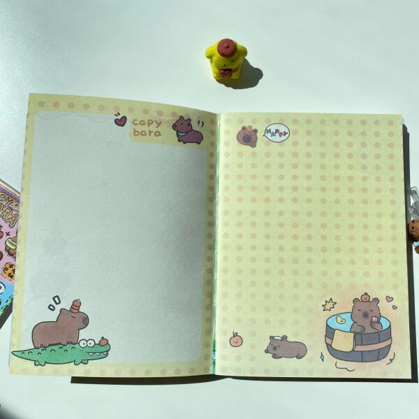 Capy Bara Pufy Defter