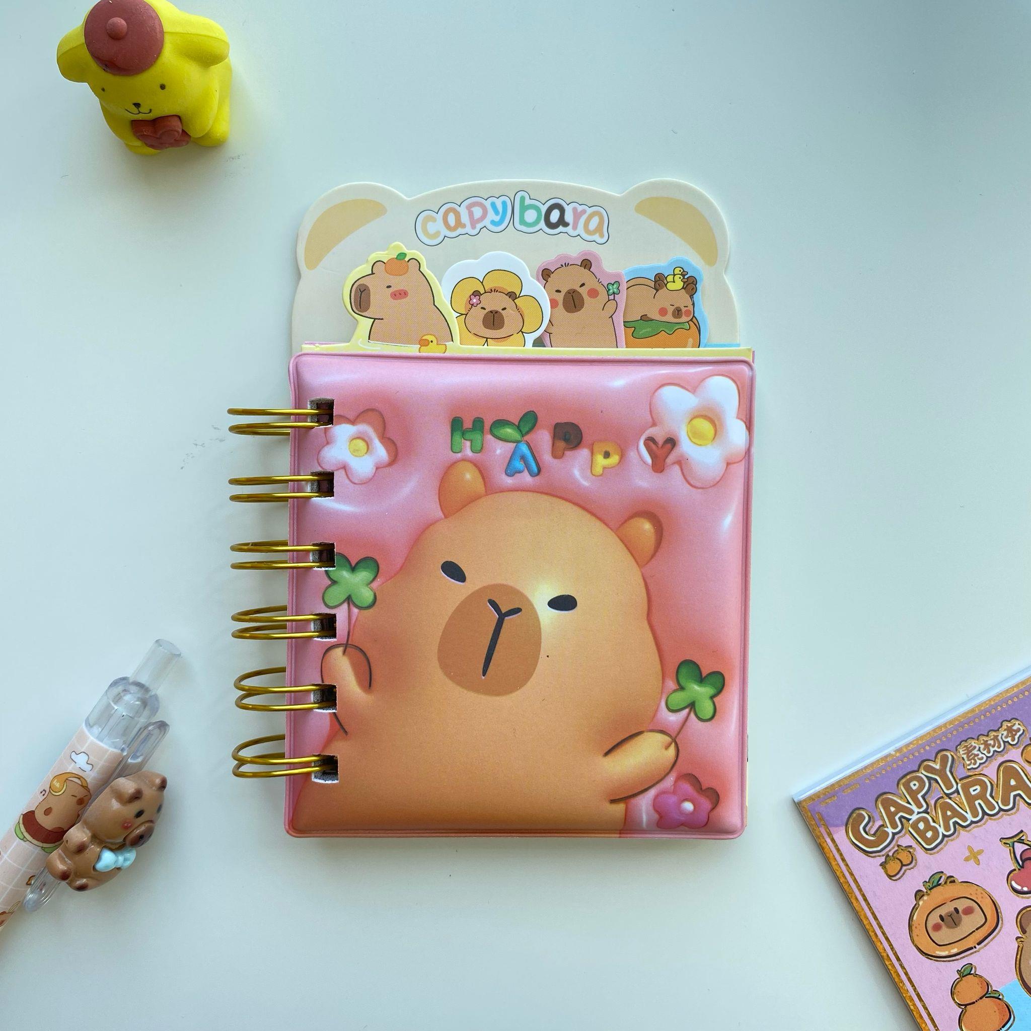 Pembe Capy Bara Pufy Not Defteri