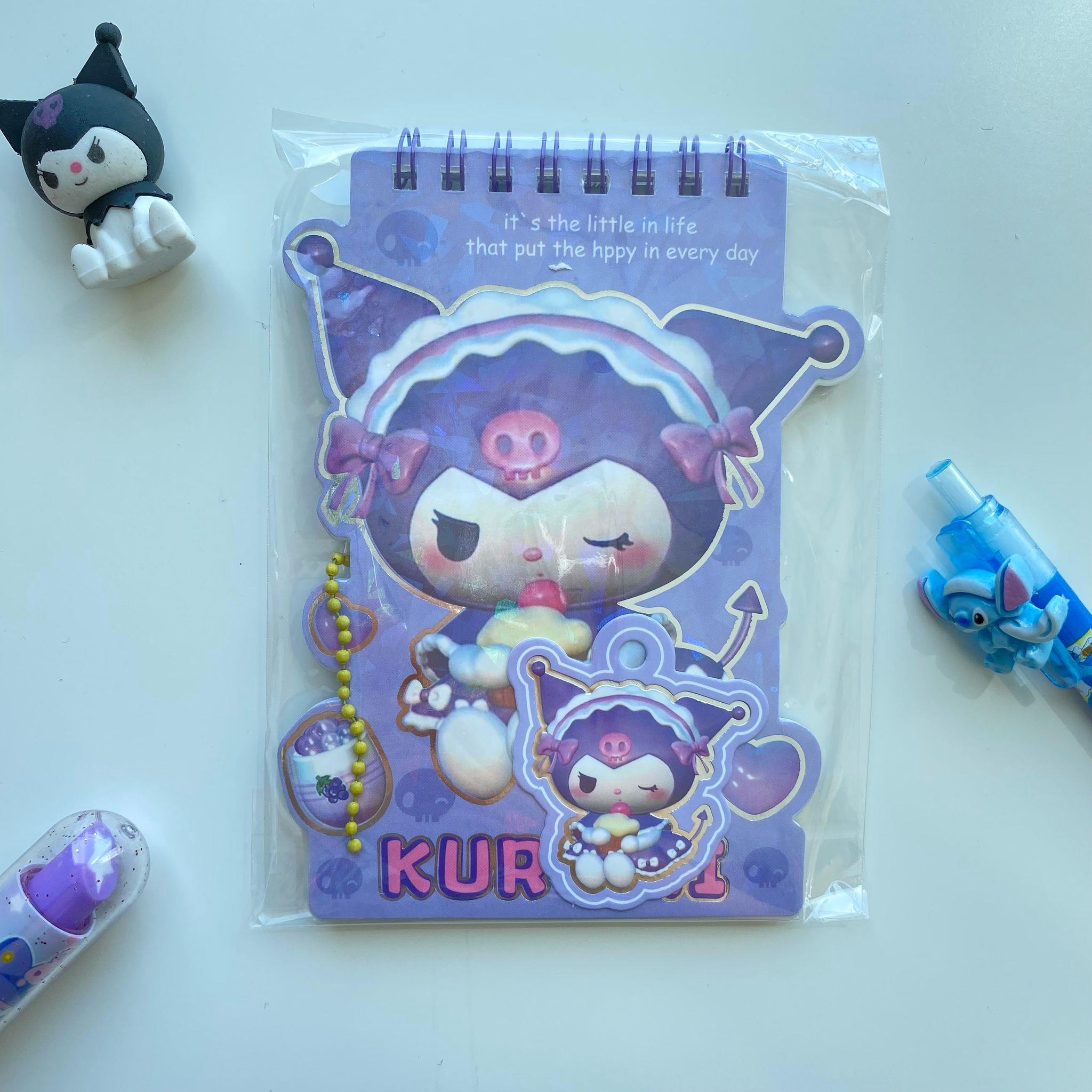 Kuromi Sticker & Not Defteri