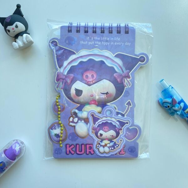 Kuromi Sticker & Not Defteri