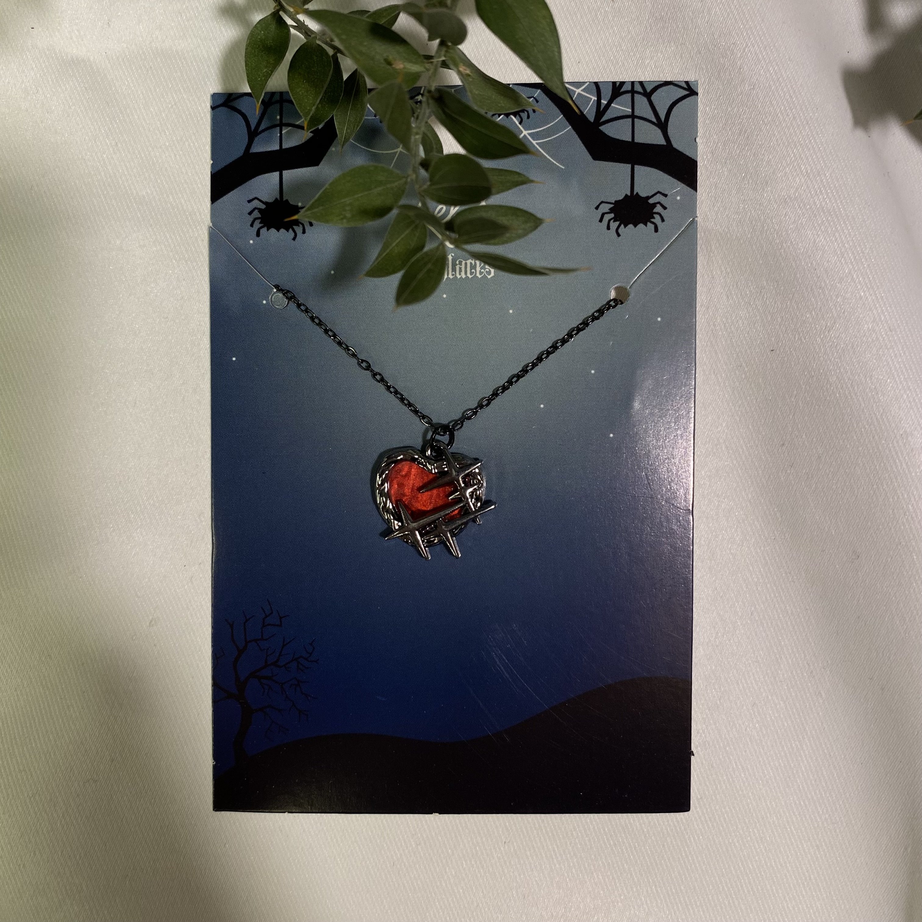 Goth Heart Çelik Kolyeü