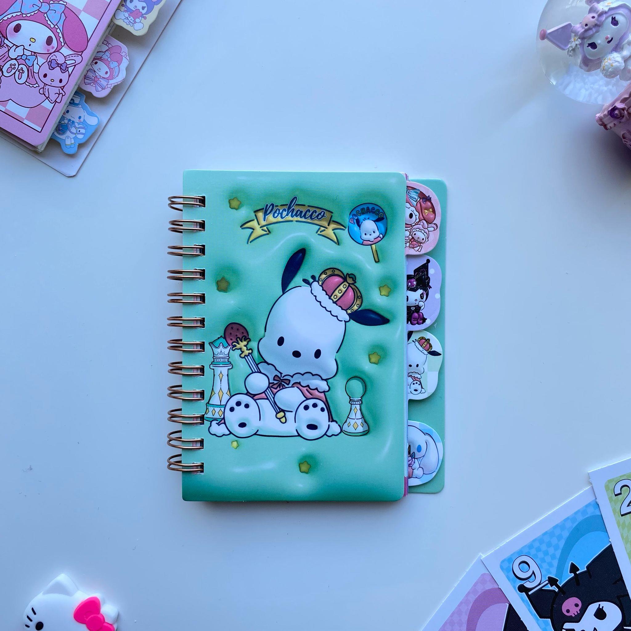 Pochacco Renkli Çizgili Not Defteri