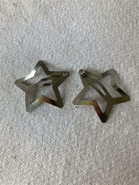 4lü Yıldız Çıt Çıt Toka Y2K Star Style