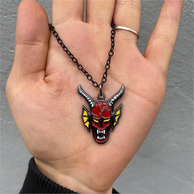 Stranger Things Hellfire Club Devil Head Kolye