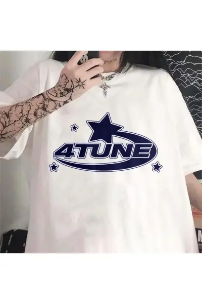 Beyaz 4tune (unisex) T-shirt