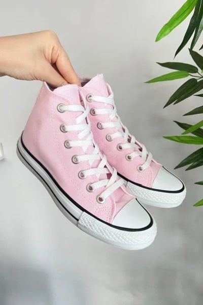 Pembe Boğazlı Ayakkabı