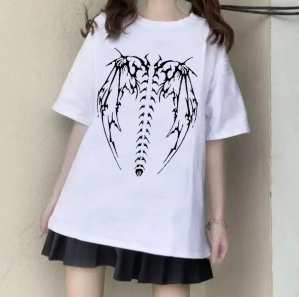 Beyaz Skeleton Unisex T-shirt