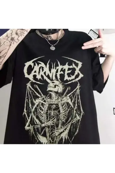 Carnifex The Script Siyah Unisex T-shirt
