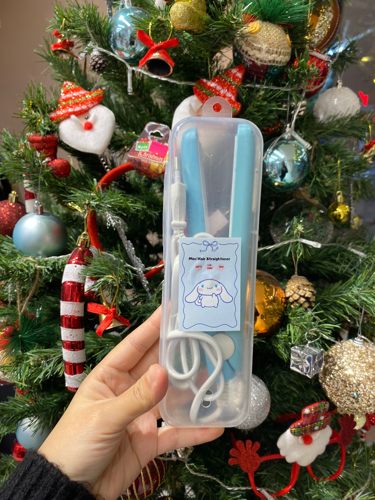 Mavi Mini Saç Düzleştirici