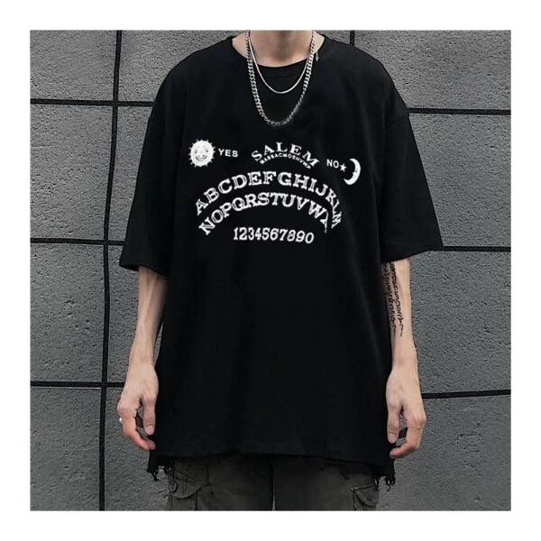 Harajuku - Yangelo Black Grunge Unisex T-shirt
