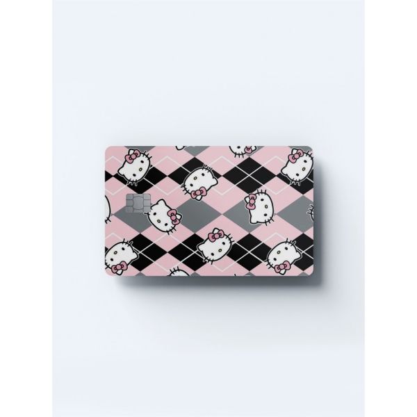 Hello Kitty Desenli Kart Kaplama Sticker