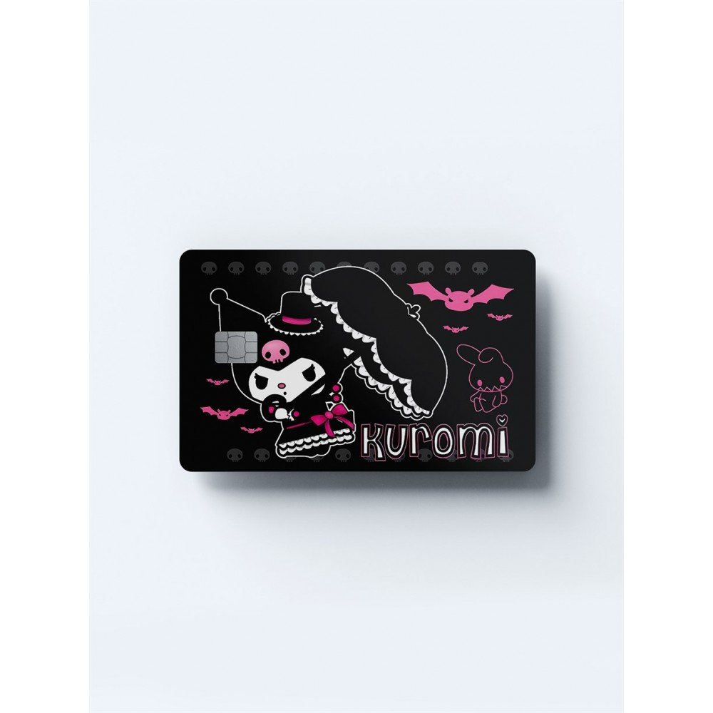 Kuromi Kart Kaplama Sticker