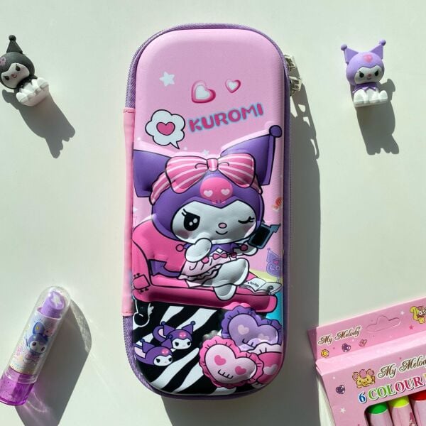 Pembe Kuromi 3D Kabartma Kalemlik