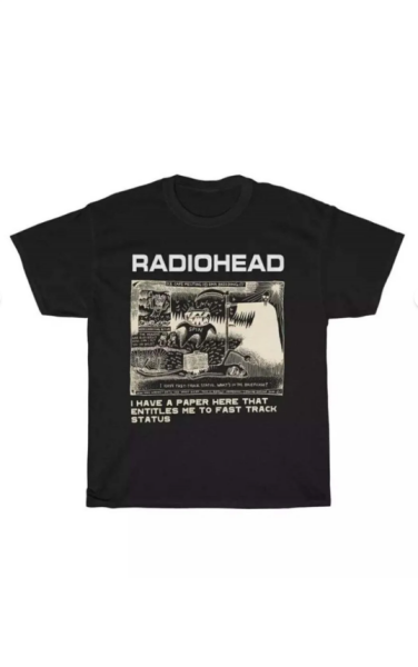Radiohead Dna Breeding Siyah Unisex T-shirt