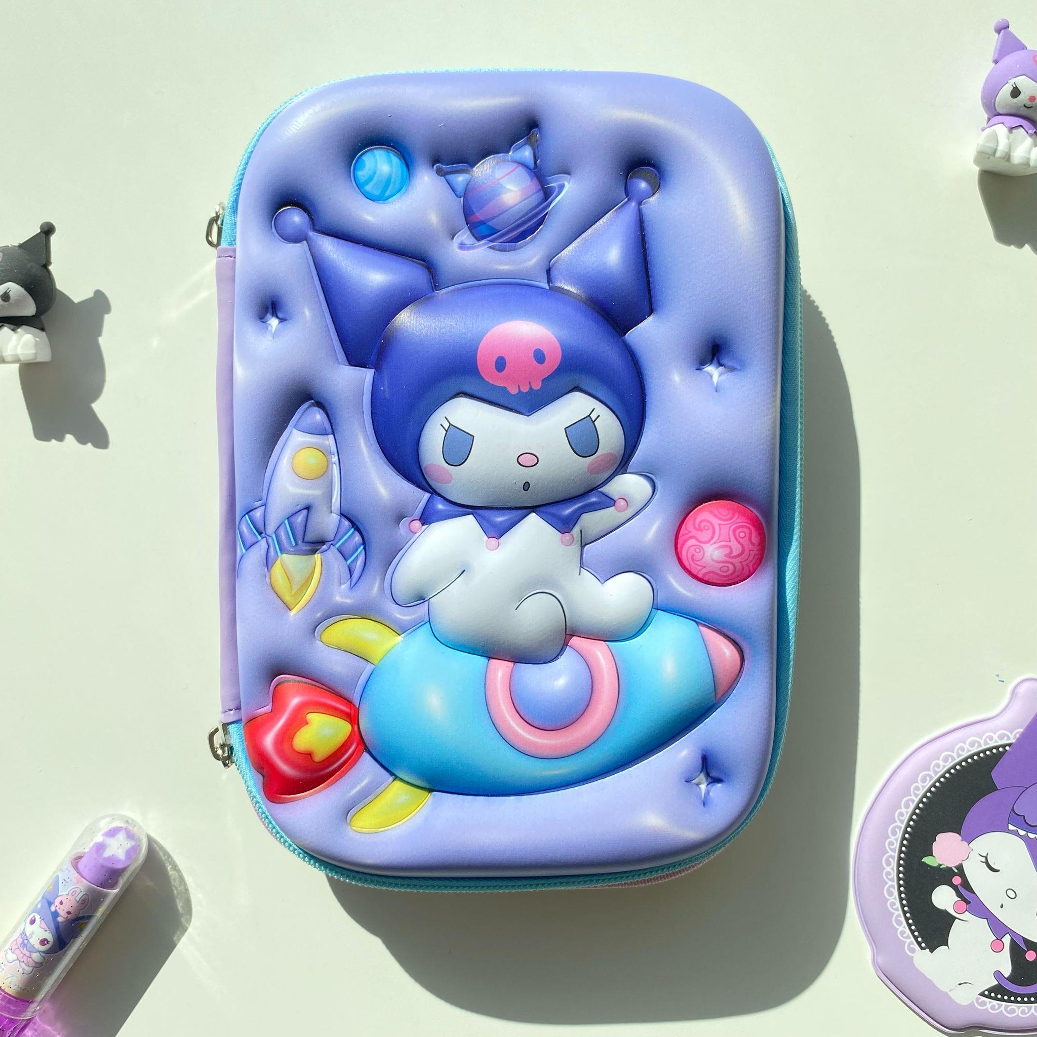 Kuromi 3D Kabartma Büyük Kalemlik