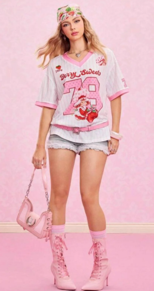 Strawberyy Sweet 79 Jersey Pembe Forma