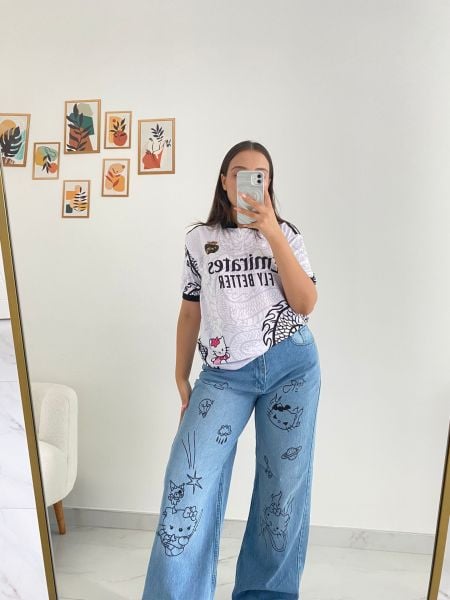 New Hello Kitty Baggy Pantolon