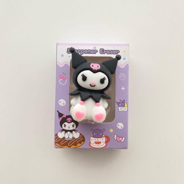 Kuromi 3D Silgi ve Kalemtıraş