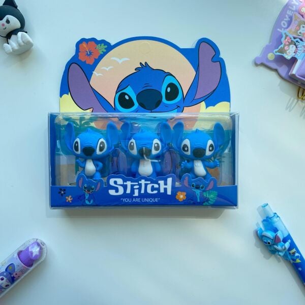 Stitch 3'lü Silgi Seti