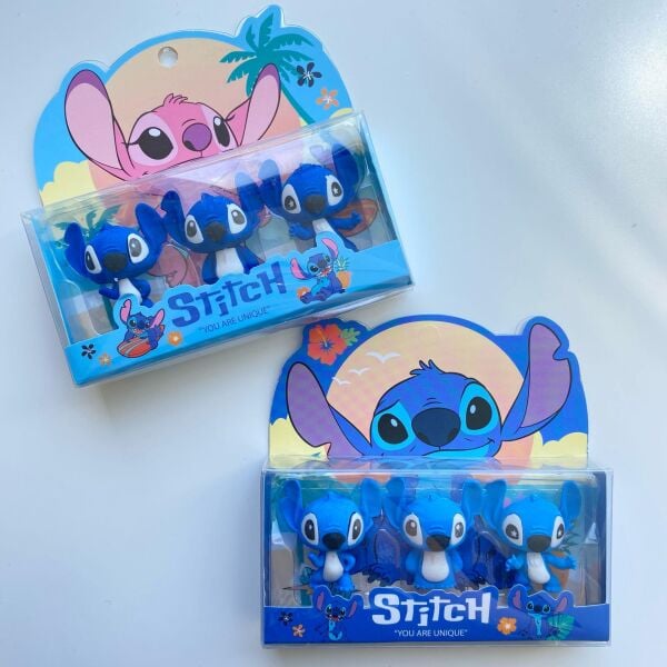 Stitch 3'lü Silgi Seti