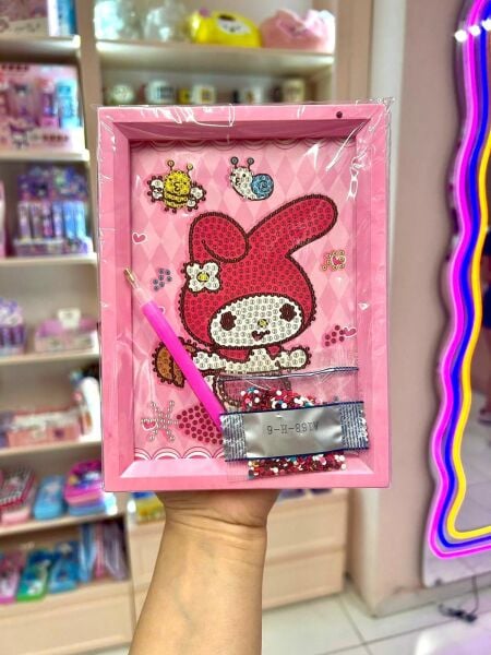Sevimli My Melody Temalı Çerçeveli Taşlama Seti