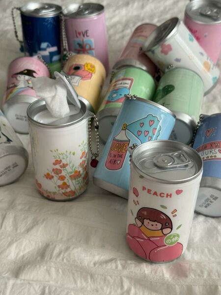 Kawaii İçecek Kutusu Askılı Islak Mendil