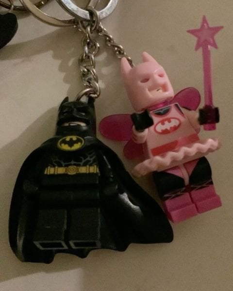 Batman Lego 2'li Mini Anahtarlık Seti