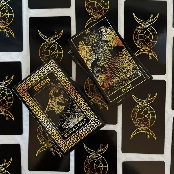 Black & Gold Tarot Destesi