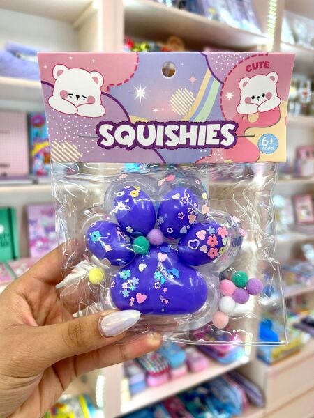 Büyük Boy Mor Pati Squishy