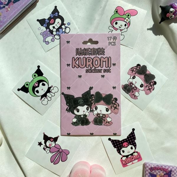 Pembe Kuromi Sticker Seti