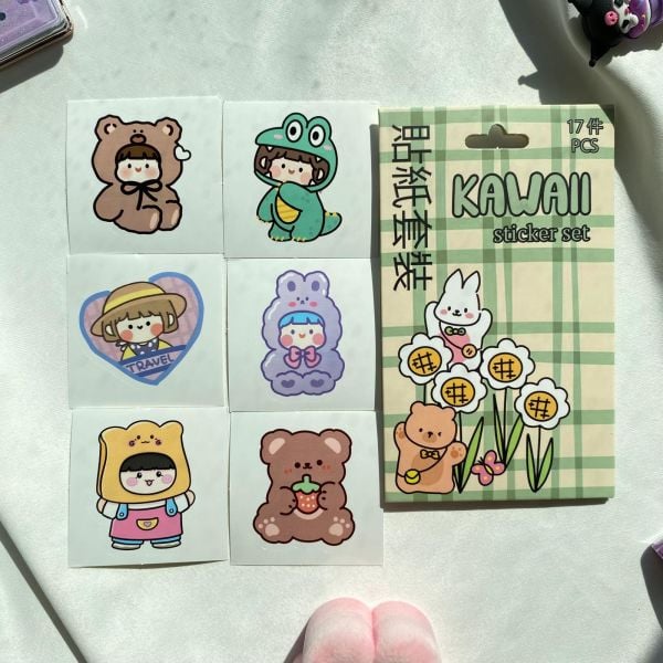 Kawaii Sticker Seti