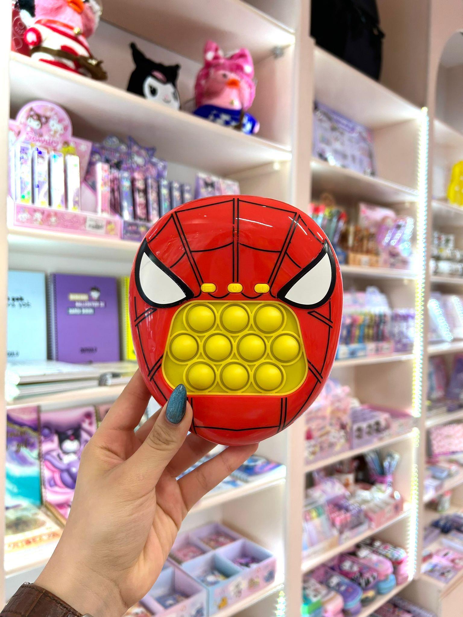 Sarı Spiderman Işıklı Pop-İt Oyunu