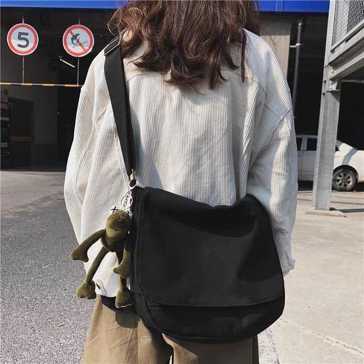 Siyah Unisex Postacı Çanta