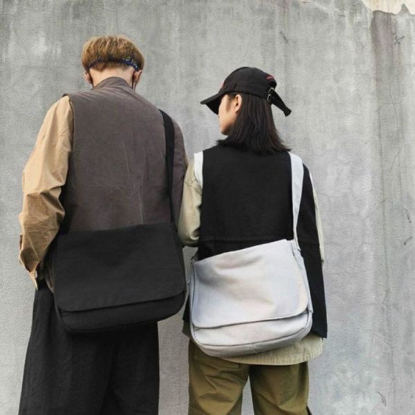 Siyah Unisex Postacı Çanta