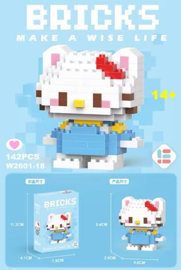 Mavi Hello Kitty Bricks Lego