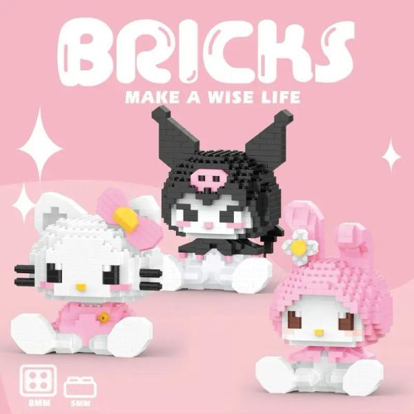 Kuromi Sanrio Bricks Lego Seti