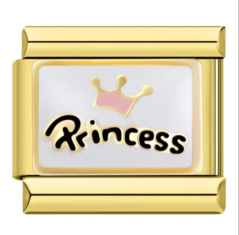 Gold Princess Charm