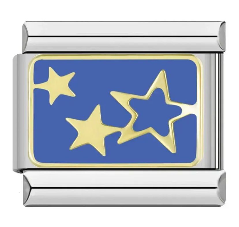 Blue Star Charm