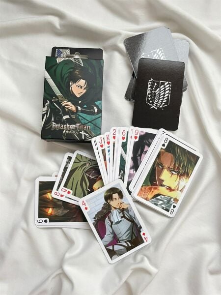 Anime Attack On Titan İskambil Poker Kartı