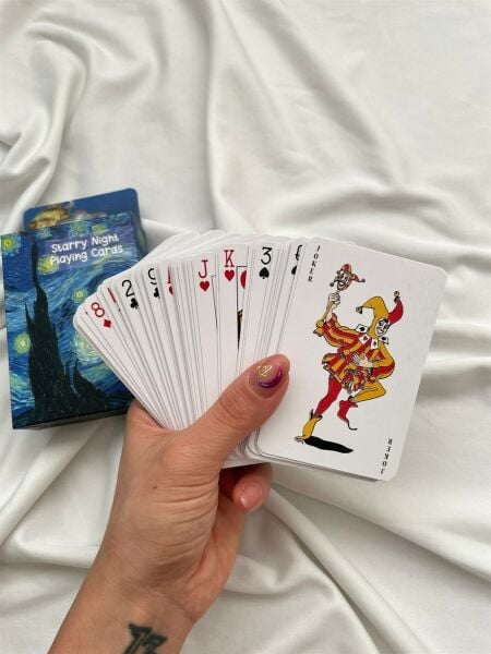 Van Gogh Yıldızlı Gece İskambil Poker Kartı