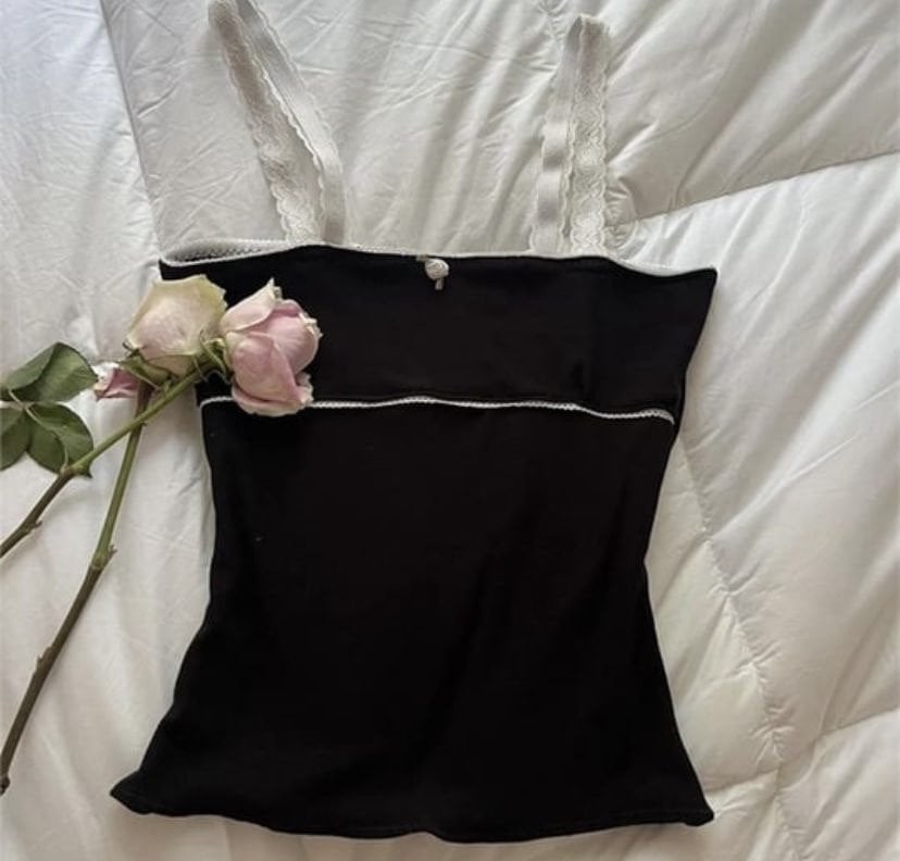 Pinterest Dantel Askılı Crop