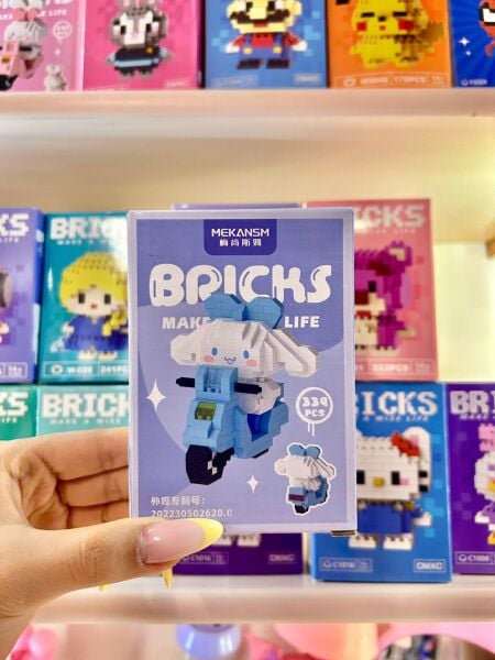 Motorlu Mor Cinnamoroll Lego