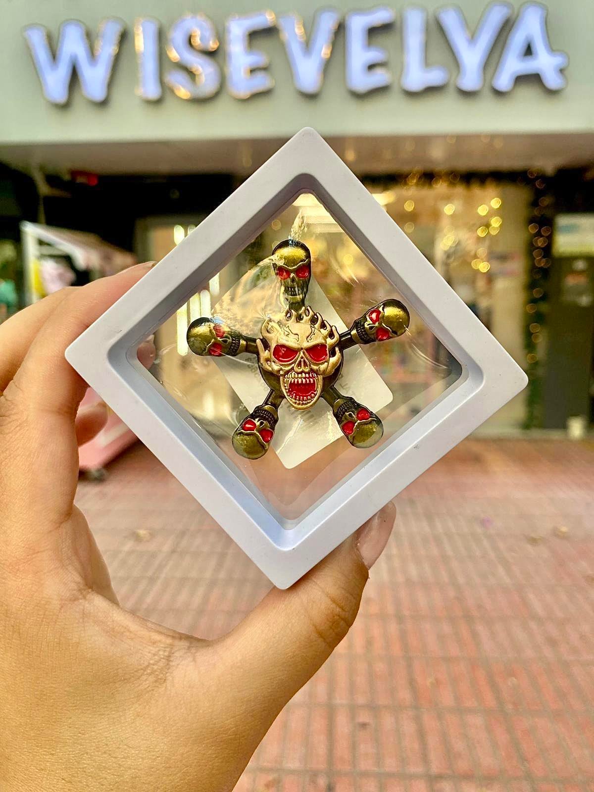 Metal Premium Kuru Kafa Detaylı Stres Çarkı
