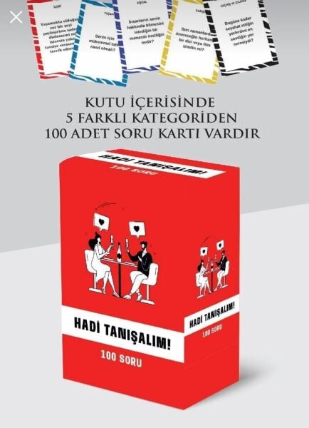 Hadi Tanışalım Kağıt Oyunu