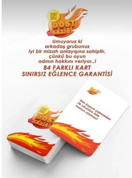 Dost Kazığı Kağıt Oyunu