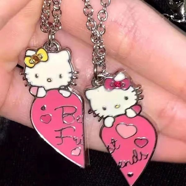 Hello Kitty Best Friends Çift Kolye