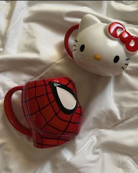 Kitty Spider Love Çift Kupa