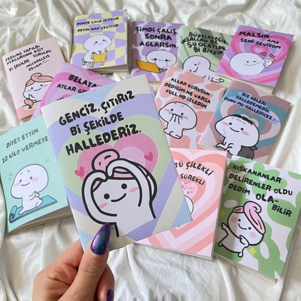 Genciz Çıtırız Mini Çizgisiz Defter